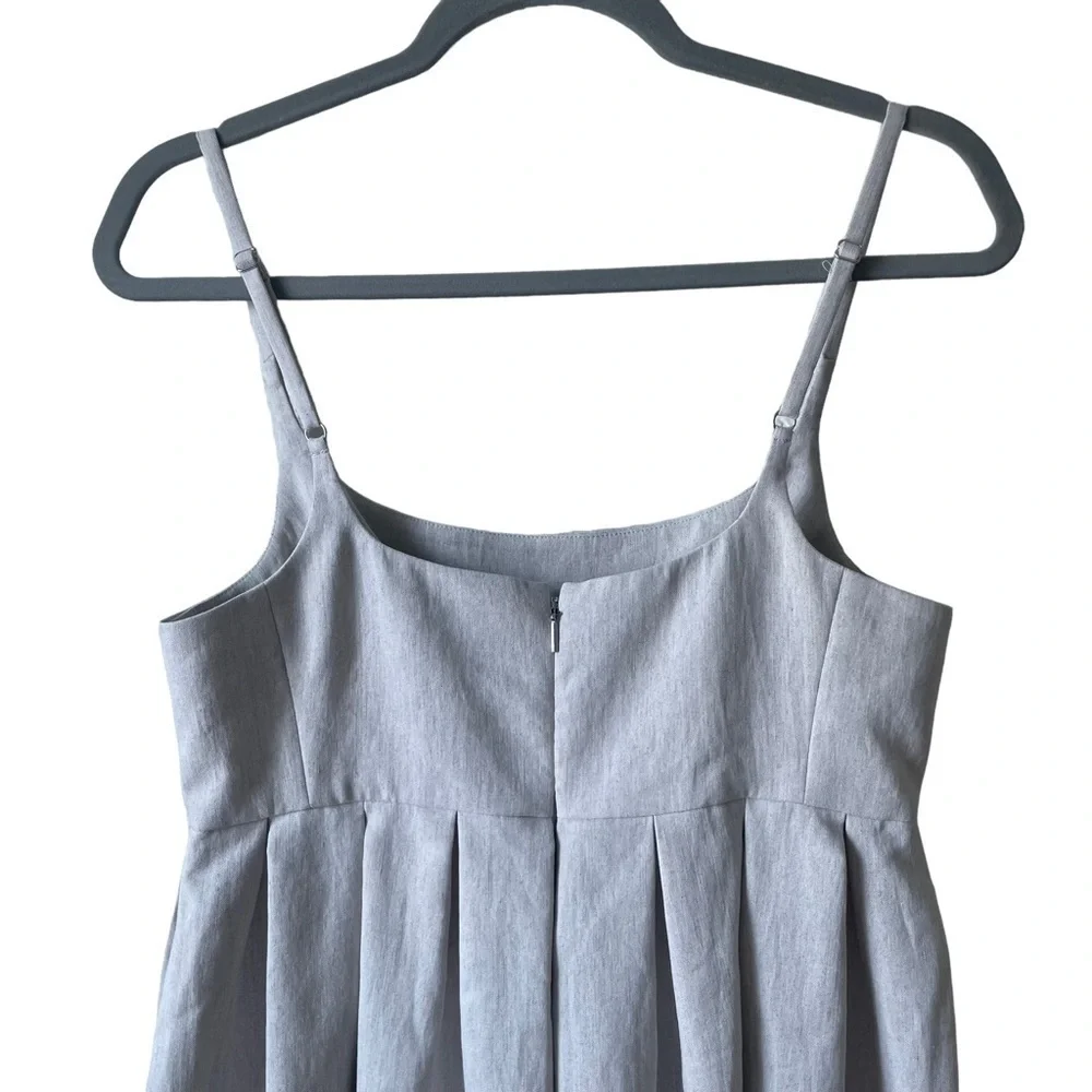Rebecca Taylor Linen Romper Jumpsuit In Rye Size 8 NWT - Picture 5 of 16